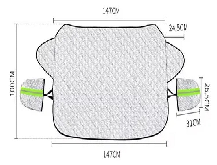 Parasol Protector para Parabrisas de Automóvil Anticalor