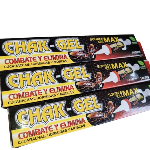 Gel Cucarachicida Chak para Control Efectivo de Cucarachas