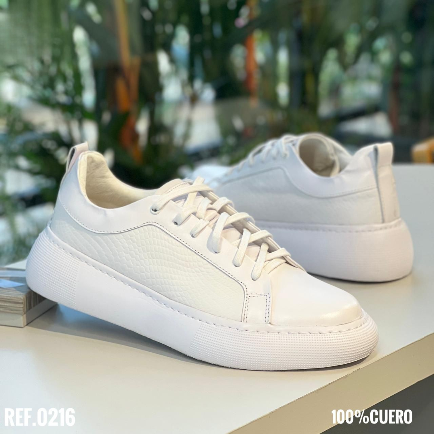 Deportivo en Cuero 100% con Suela EVA – Ligereza Premium y Comodidad Superior