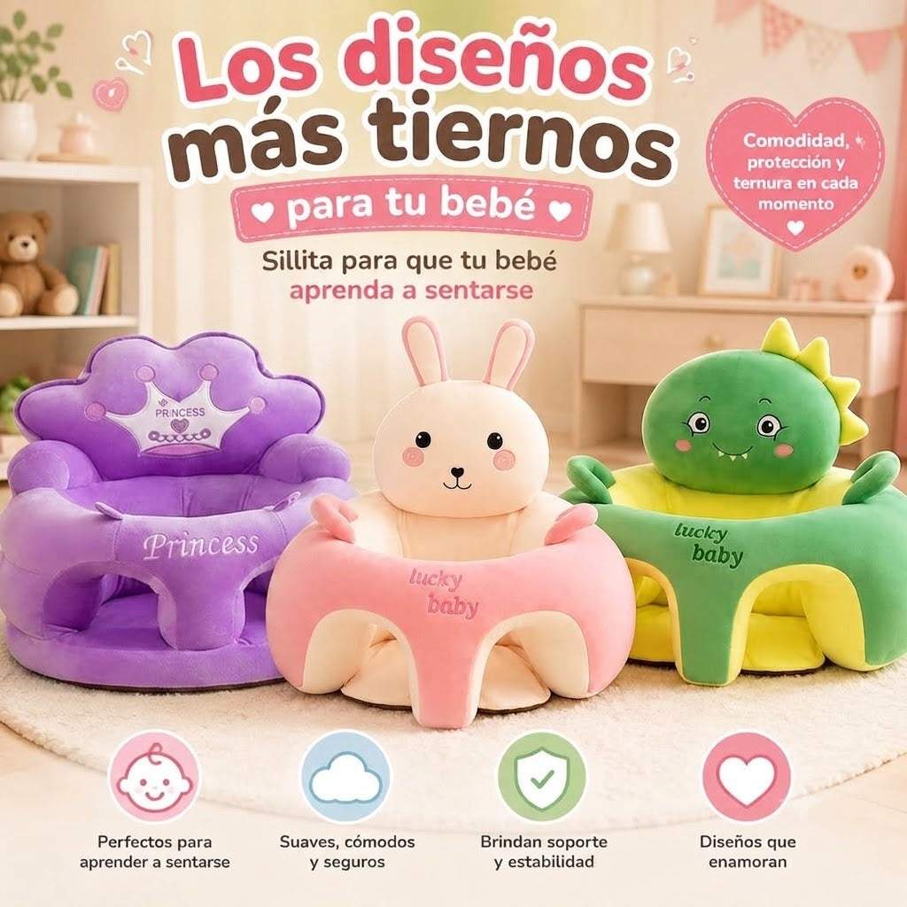 Cojín Premium para Bebé con Nuevos Diseños