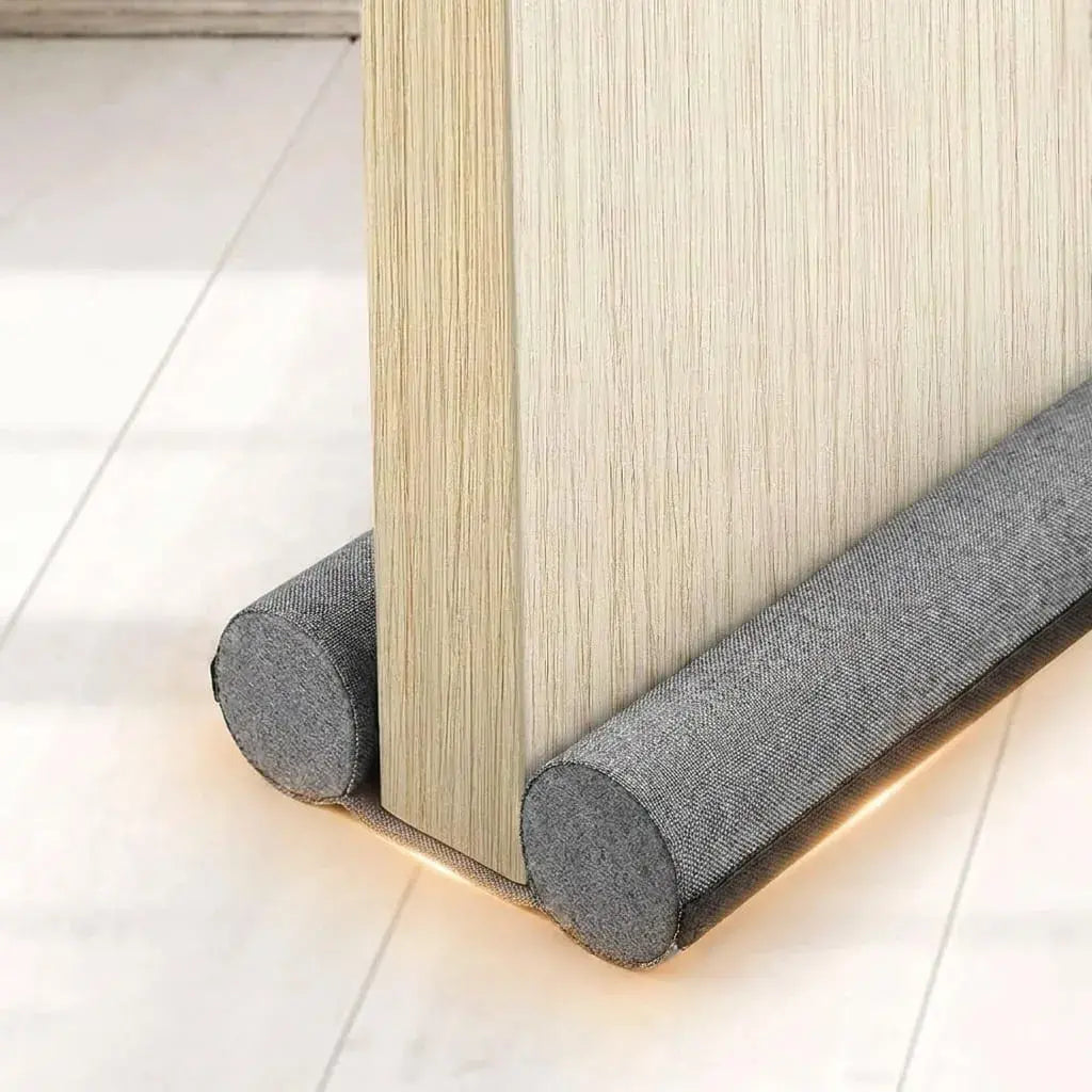 Burlete bajo puerta ajustable guardapolvo, ideal para reducir polvo, corrientes de aire, insectos y mejorar el aislamiento en puertas del hogar u oficina.