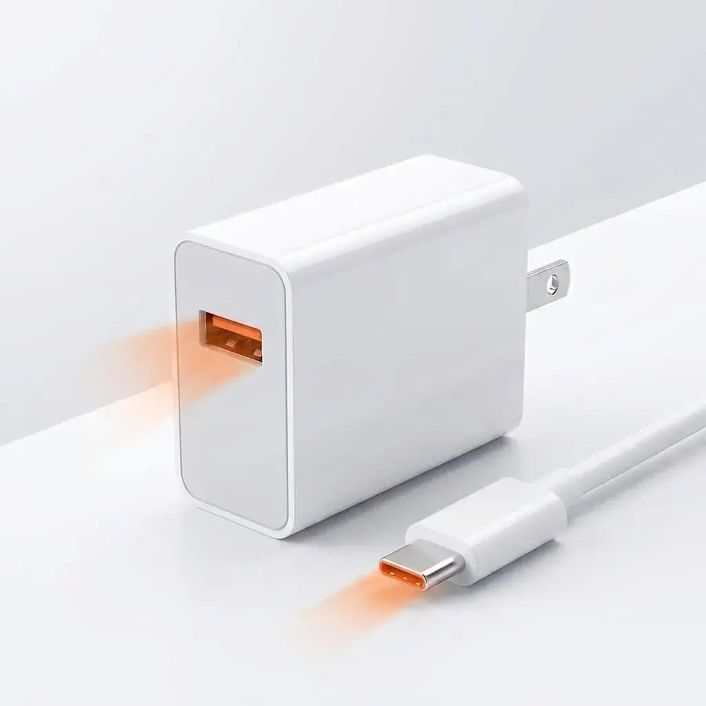 Cargador Xiaomi 67W con carga rápida USB-C compatible con PD y Quick Charge. Potencia, seguridad y diseño compacto para uso diario.