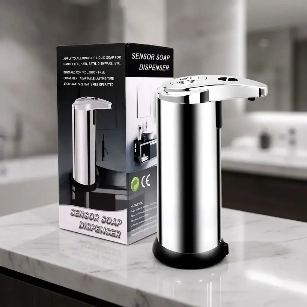 Dispensador de jabón en espuma ideal para baño, cocina y lavamanos. Práctico para dosificar jabón y mantener tus espacios organizados.