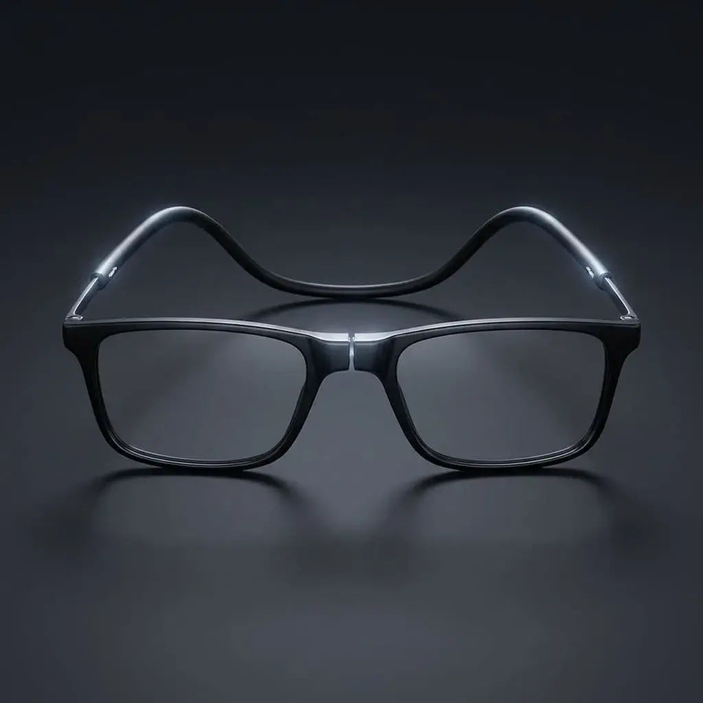 Gafas magnéticas DROPS para adultos con cierre imantado en el puente, diseño ligero y práctico para uso diario, fácil colocación y menor riesgo de pérdida.