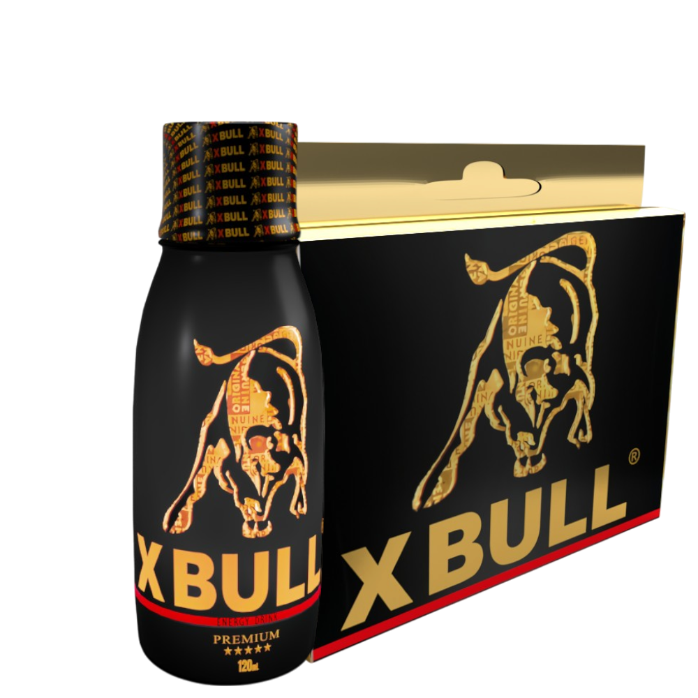 Promo X Bull con jarabe de 120 mL y 5 tabletas. Suplemento natural para adultos con chontaduro, borojó, noni, uva, vitaminas y minerales para energía y vitalidad.