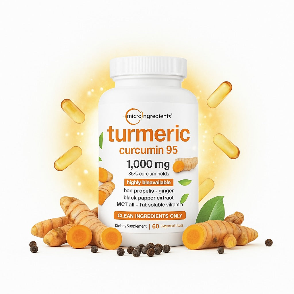 Suplemento Turmeric Curcumin natural que apoya el bienestar articular, la movilidad y el equilibrio corporal en una rutina diaria saludable.