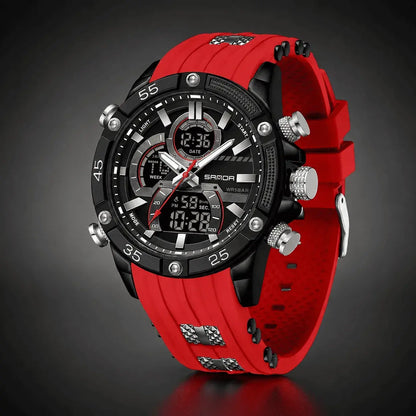 Reloj Sanda 6162 Doble Hora Hombre