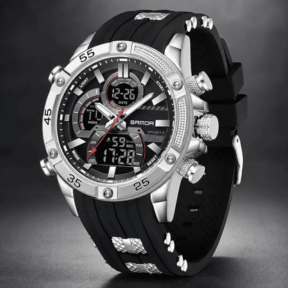 Reloj Sanda 6162 Doble Hora Hombre