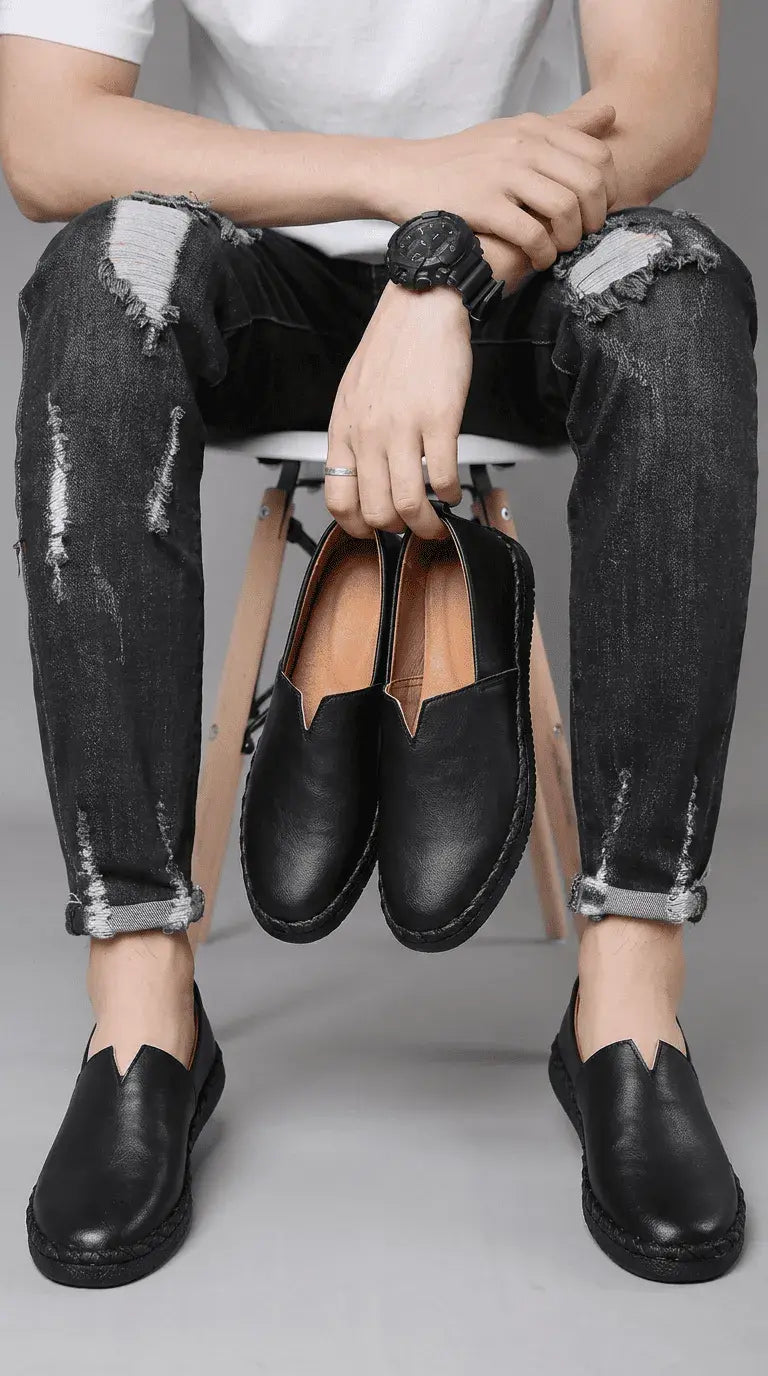 Calzado Mocasín Hombre Artesanal Flex