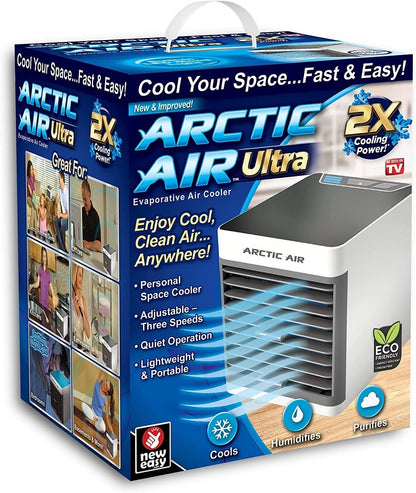 Artic Mini Fan Ventilador Enfriador Portátil con Humidificación | Aire Fresco, Compacto y Fácil de Usar