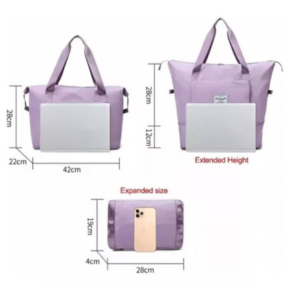 Bolso expandible premium gran capacidad se adapta a más espacio resistente y práctico ideal para viajes y uso diario