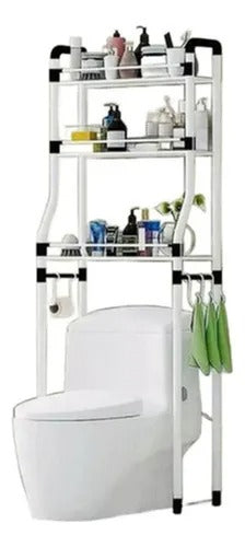 Organizador de Baño – Estantería Mueble Metálica de 3 Niveles