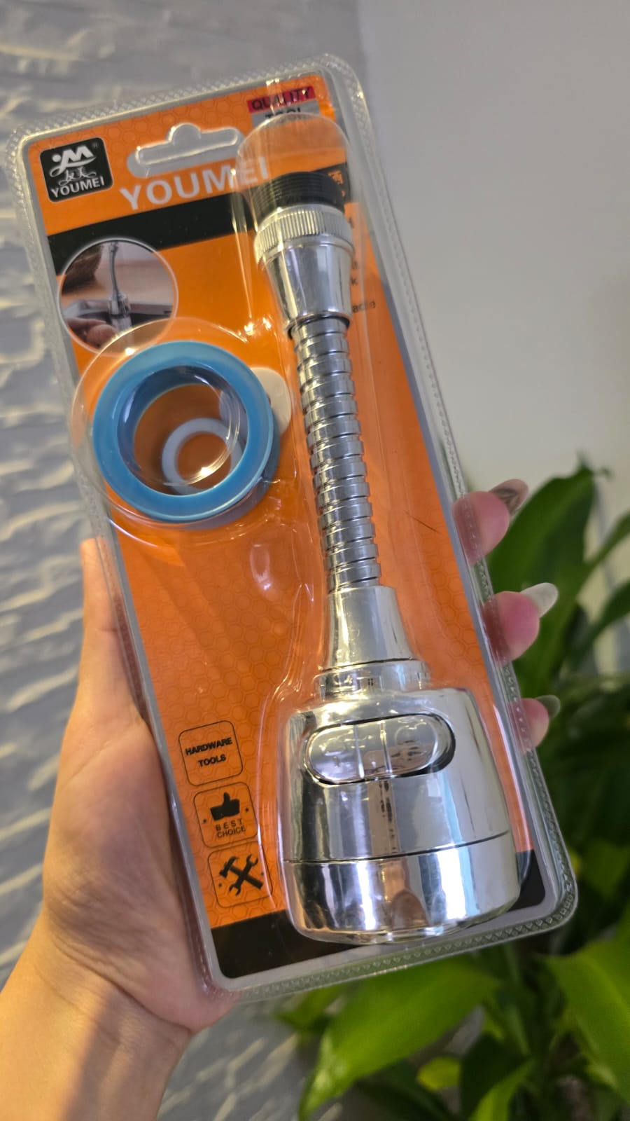 Extensor de Grifo 360° Ajustable con Ahorro de Agua