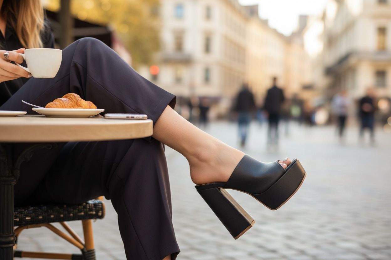 Tacón Dama Fashion Elegante – Altura 8 cm