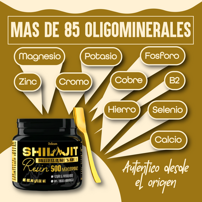 Shilajit Satoomi Black Days + sachets Love 10ml con registro INVIMA aumenta energía y vitalidad mejora rendimiento y bienestar uso diario