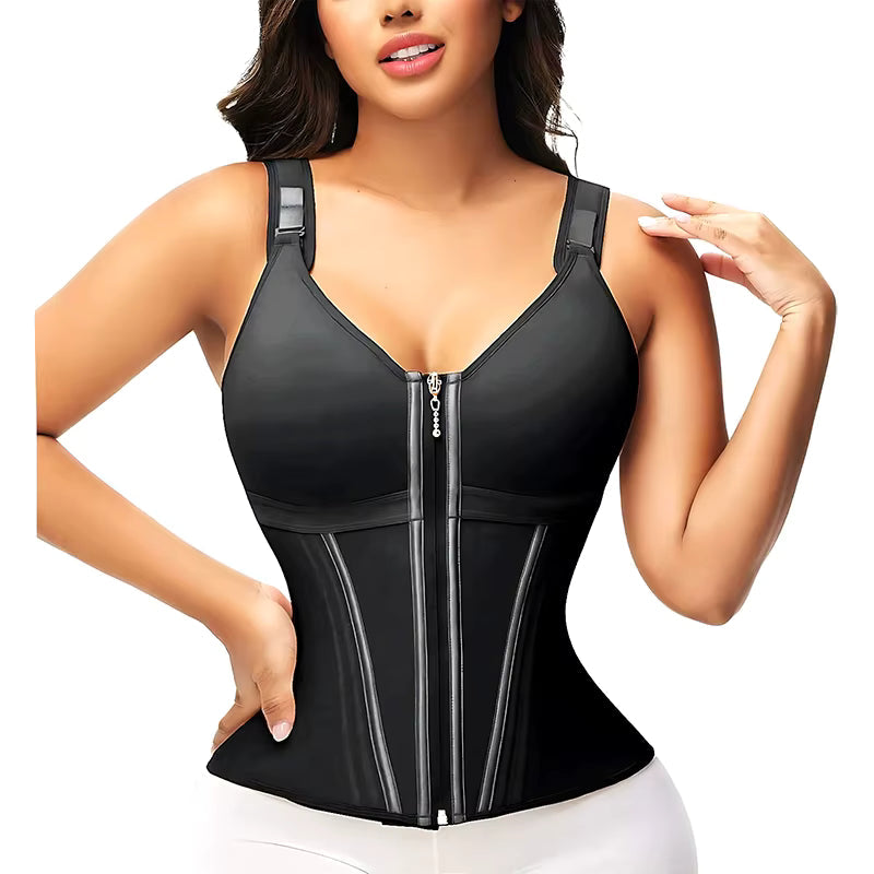 Faja Chaleco Moldeadora con Brasier Integrado