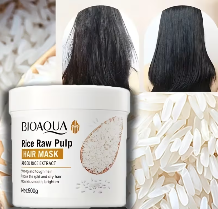 Mascarilla Capilar Para Cabello Maltratado, Hidratación Profunda Y Reparación Intensiva, Brillo Suave Y Sedosidad Diaria
