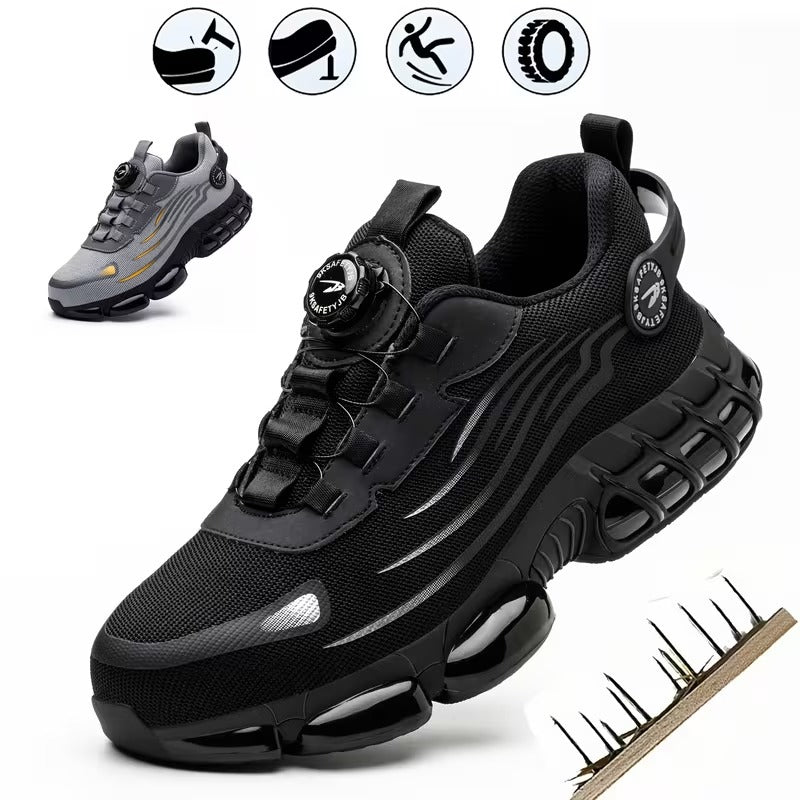 WERKSTEIN S3 Pro Women Zapatos de Seguridad para Mujer, Protección Antideslizante y Comodidad Todo el Día, Calzado Laboral Resistente