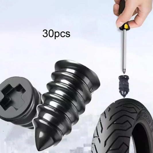 Kit x30 Tornillos Reparadores para Pinchazos de Llantas