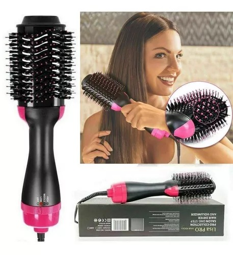 Cepillo Secador One Step Voluminizador 3 en 1 para Cabello con Brillo y Movimiento