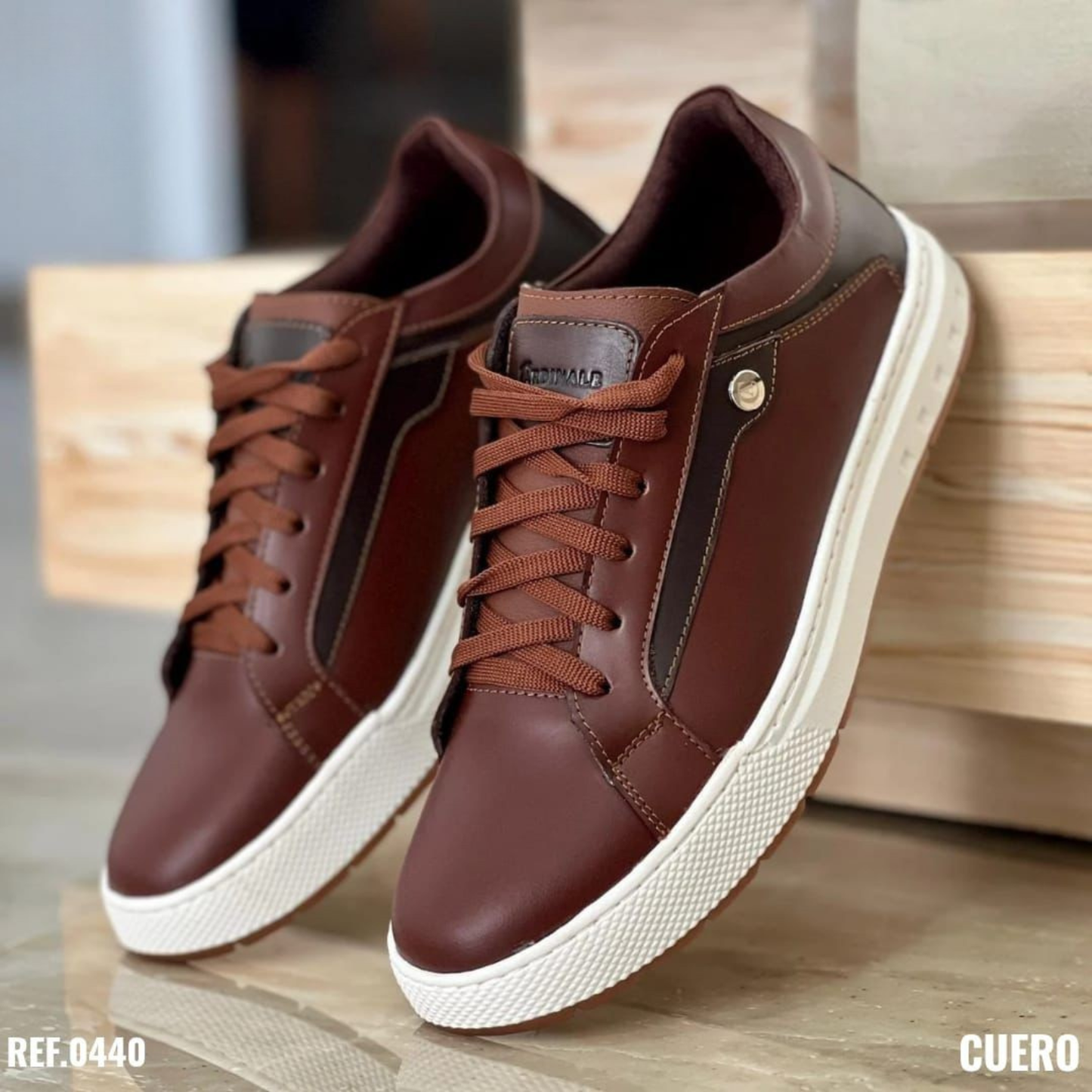 Bolichero Casual para Caballero 100% Cuero – Estilo Premium con Acabado Elegante