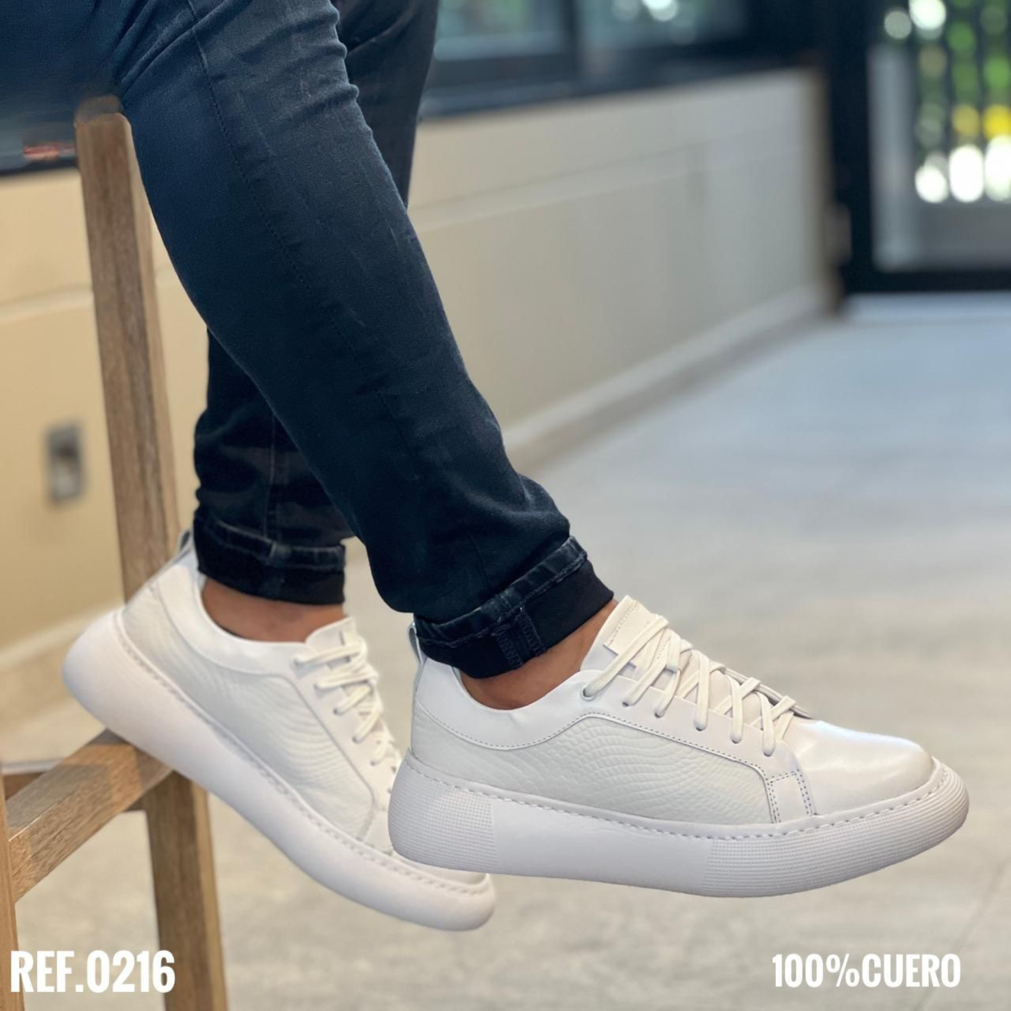 Deportivo en Cuero 100% con Suela EVA – Ligereza Premium y Comodidad Superior