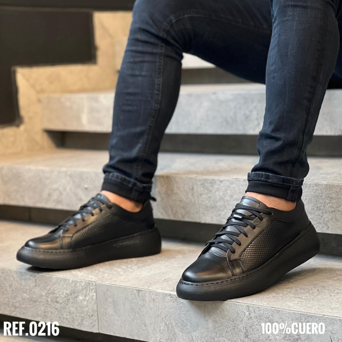 Deportivo en Cuero 100% con Suela EVA – Ligereza Premium y Comodidad Superior