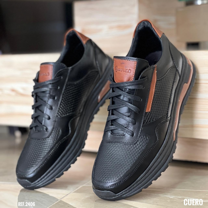 Sport Encerado para Caballero 100% Cuero – Estilo Urbano Premium con Acabado Artesanal