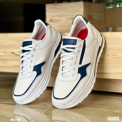 Sport Encerado para Caballero 100% Cuero – Estilo Urbano Premium con Acabado Artesanal