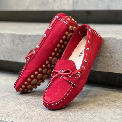 Mocasín para Dama en Gamuza – Elegancia Suave y Confort Femenino
