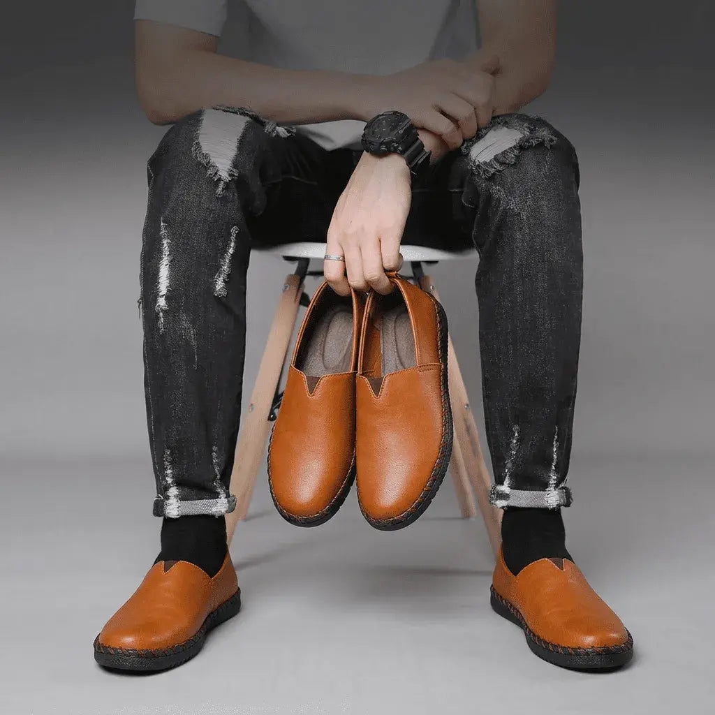 Calzado Mocasín Hombre Artesanal Flex