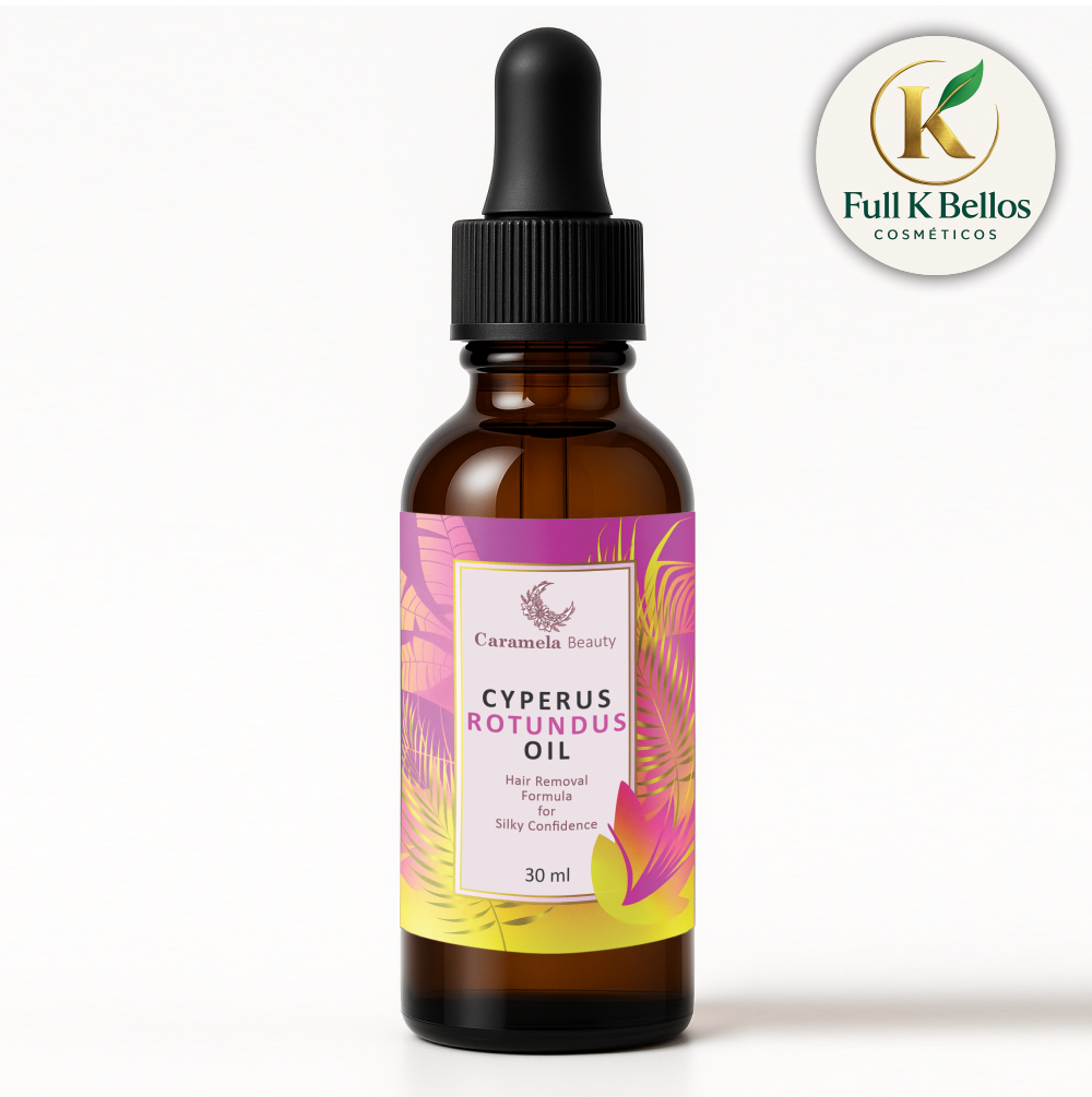 Aceite corporal con Cyperus Rotundus que ayuda a reducir el crecimiento del vello e hidratar la piel. Kit x2 ideal para uso diario post depilación.