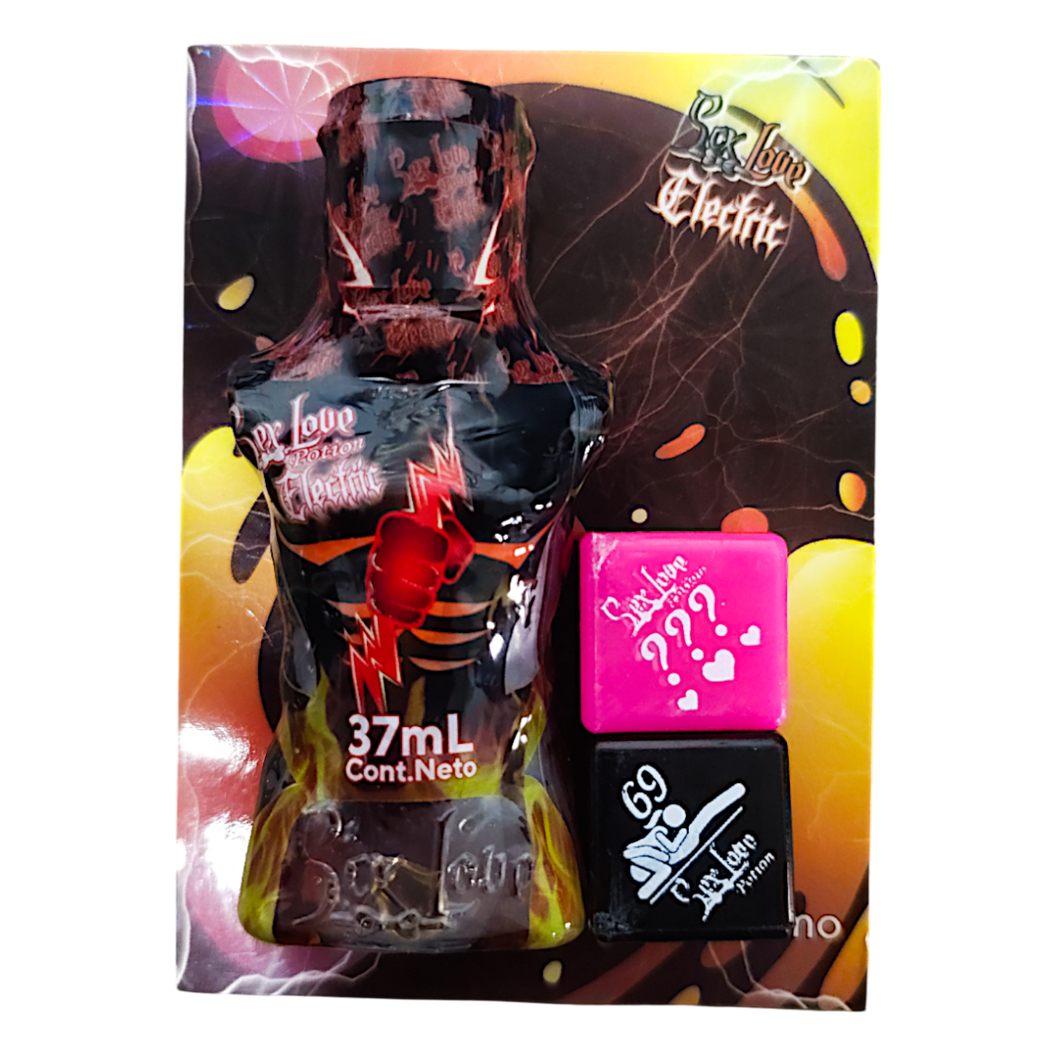 Aceite Lubricante Electric Adán Chocolate 38 mL con efecto caliente, textura suave y duradera. Ideal para masajes, confort íntimo y juegos sensoriales en adultos.