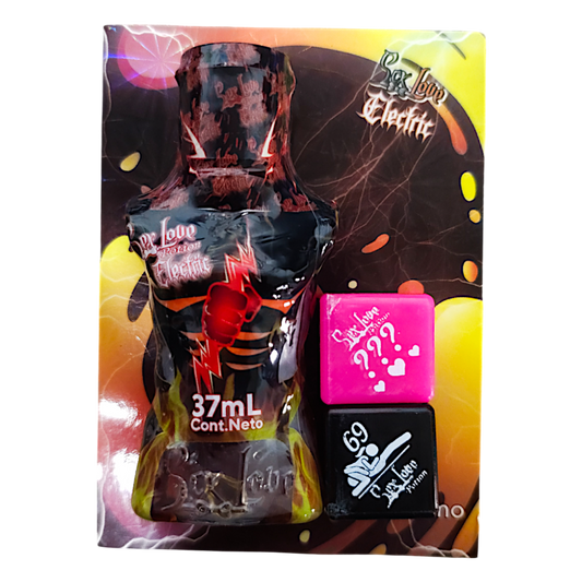 Aceite Lubricante Electric Adán Chocolate 38 mL con efecto caliente, textura suave y duradera. Ideal para masajes, confort íntimo y juegos sensoriales en adultos.