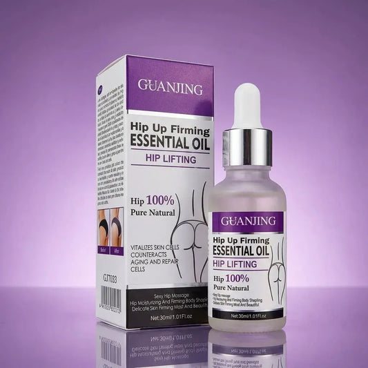 Aceite reafirmante corporal para glúteos que ayuda a mejorar la apariencia de firmeza, suavidad y elasticidad de la piel con uso constante.