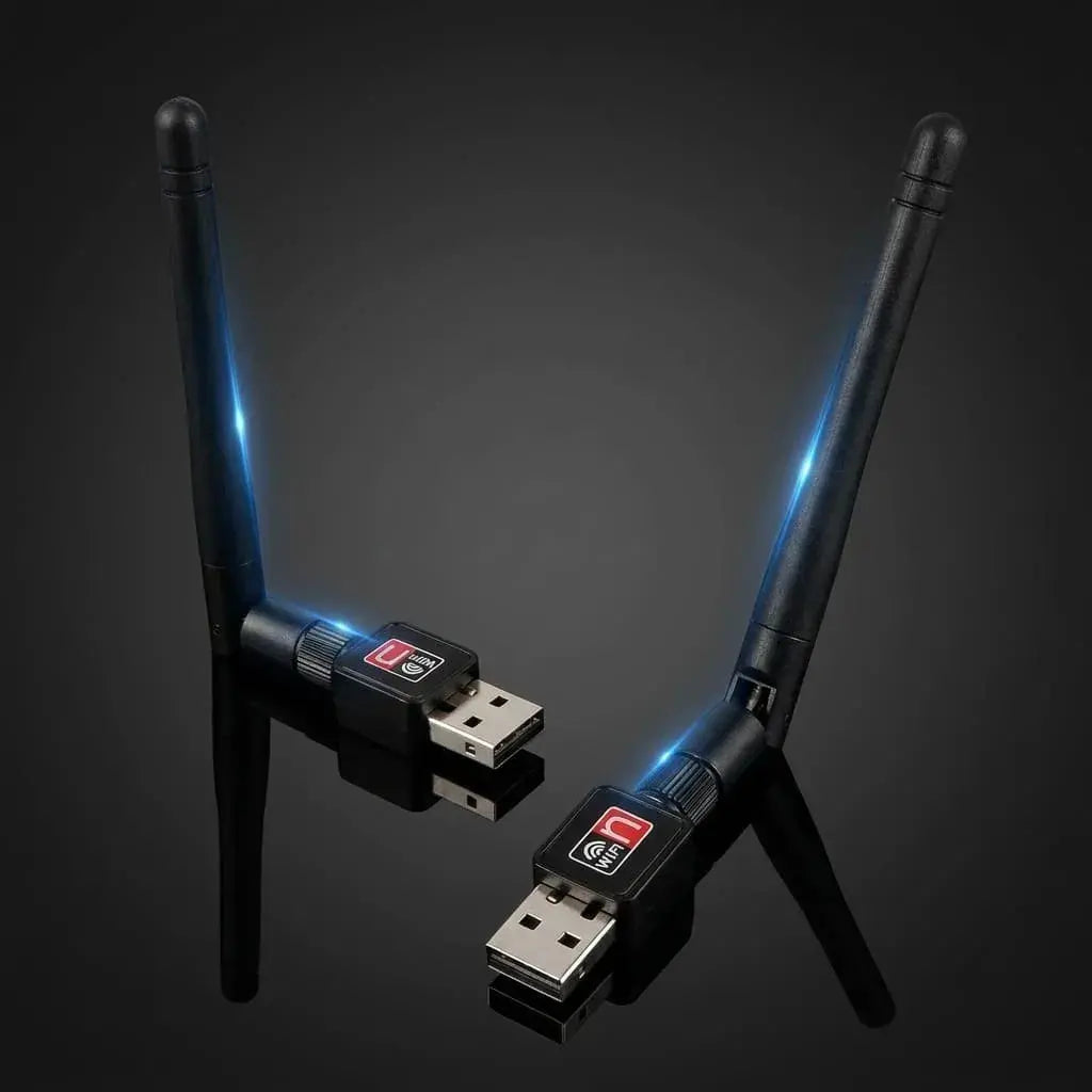 Adaptador WiFi USB mini de 150 Mbps, compatible con PC, portátil, decodificador TDT, Windows, Mac y Linux, con seguridad WPA y tecnología MIMO.
