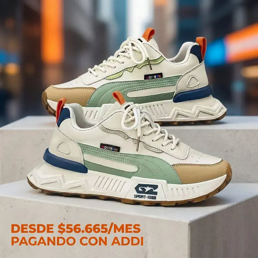 Calzado Airflow™ para hombre con diseño moderno, ajuste cómodo y materiales resistentes, ideal para uso diario y estilos casuales.