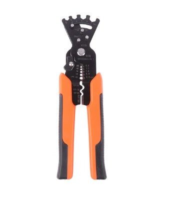 Alicate pelacables multifuncional con corte preciso y diseño ergonómico. Ideal para trabajos eléctricos, bricolaje y uso profesional.