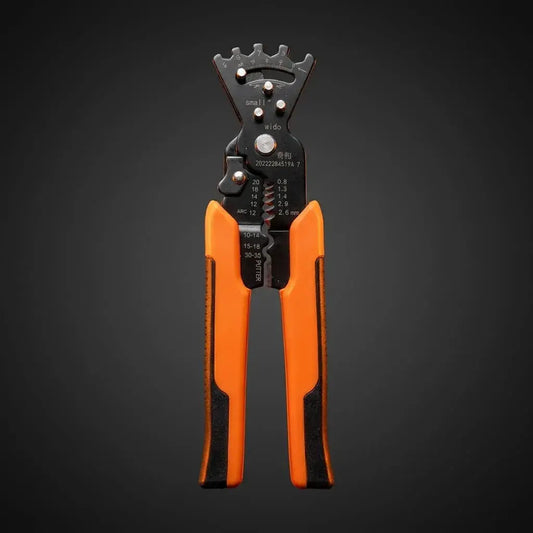 Alicate pelacables multifuncional con corte preciso y diseño ergonómico. Ideal para trabajos eléctricos, bricolaje y uso profesional.