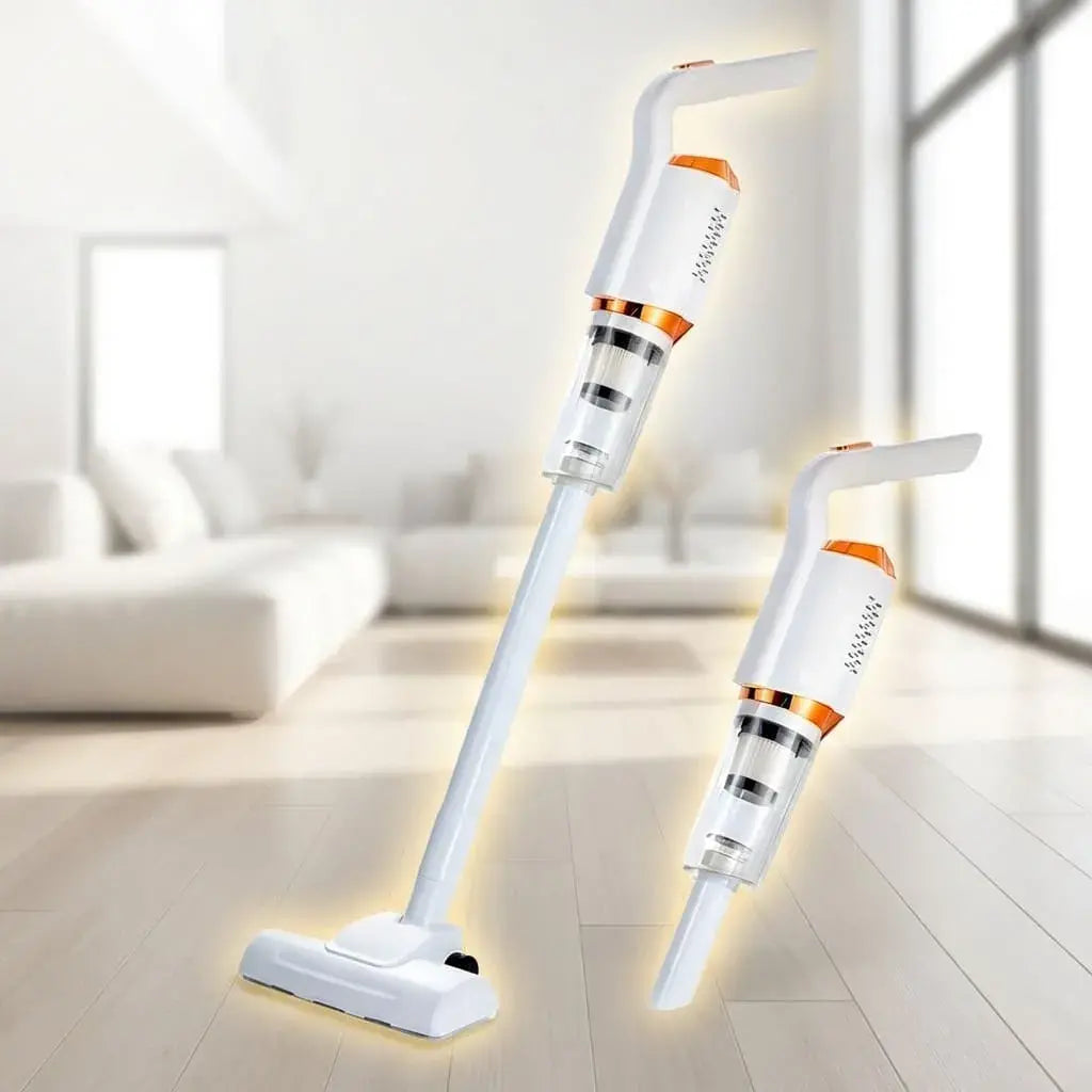 Aspiradora portátil inalámbrica 2 en 1 de 120W con succión 7500Pa, ideal para limpiar hogar y carro de forma rápida, práctica y sin cables.