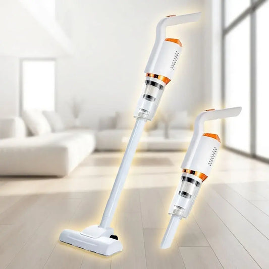 Aspiradora portátil inalámbrica 2 en 1 de 120W con succión 7500Pa, ideal para limpiar hogar y carro de forma rápida, práctica y sin cables.