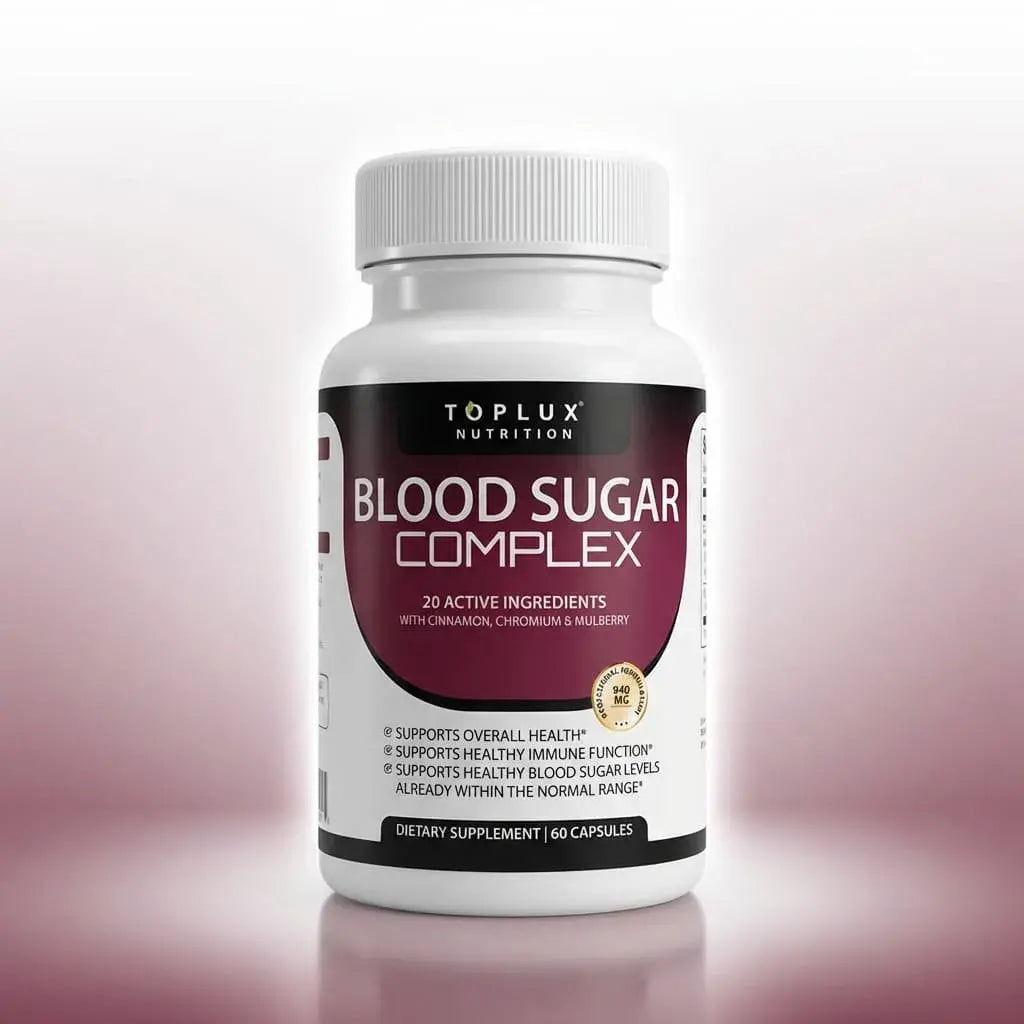 Suplemento natural que ayuda a controlar los niveles de azúcar en sangre como parte de un estilo de vida saludable y consciente.