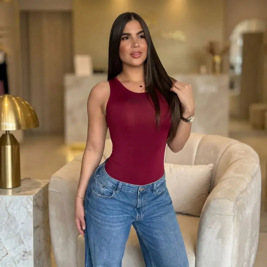 Compra body manga sisa para mujer en tela suave y elástica, talla única con ajuste perfecto, ideal para looks cómodos y versátiles.