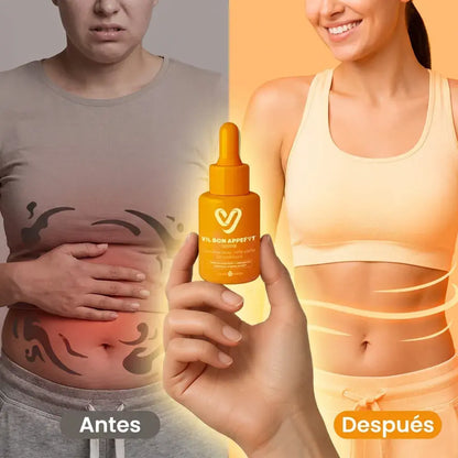 Suplemento líquido con probióticos, prebióticos y extractos naturales que apoya la digestión y el bienestar intestinal diario.