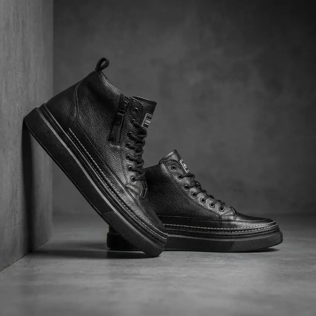 Botas Matrix Premium para Hombre con triple costura reforzada y suela antideslizante. Calzado robusto, cómodo y resistente para trabajo, uso diario y estilo casual.