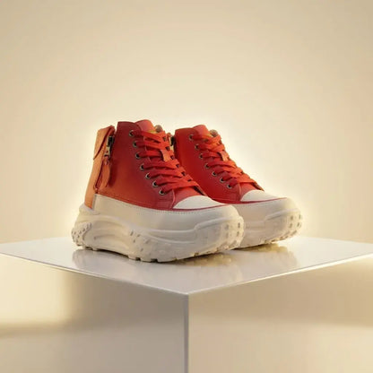 Botas Ou Xing para Dama Urbanas con suela antideslizante, diseño liviano y cómodo. Calzado moderno y versátil para uso diario, caminatas y outfits casuales.