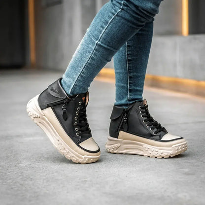 Botas Ou Xing para Dama Urbanas con suela antideslizante, diseño liviano y cómodo. Calzado moderno y versátil para uso diario, caminatas y outfits casuales.