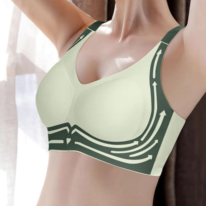 Brasier sin varillas con efecto push up, cómodo y suave para uso diario con ajuste natural y realce del busto.