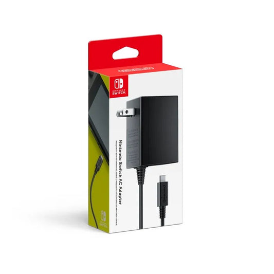 Cargador USB-C compatible con Nintendo Switch, Switch OLED y Switch Lite, con soporte para modo TV Dock, chip inteligente de protección, cable de 1.30 m y voltaje internacional.