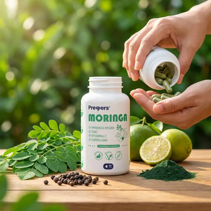 Suplemento natural de uso diario enfocado en apoyar energía, vitalidad y equilibrio metabólico dentro de un estilo de vida saludable.